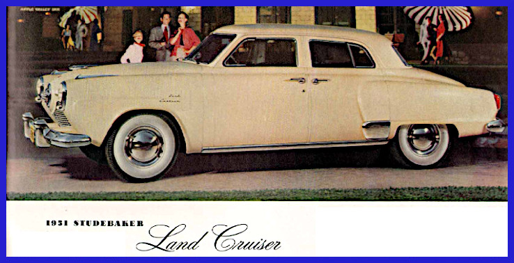 1947-1952 Studebaker Land Cruiser Car Photo Spec Sheet CARD 1948 1949 1950 1951 